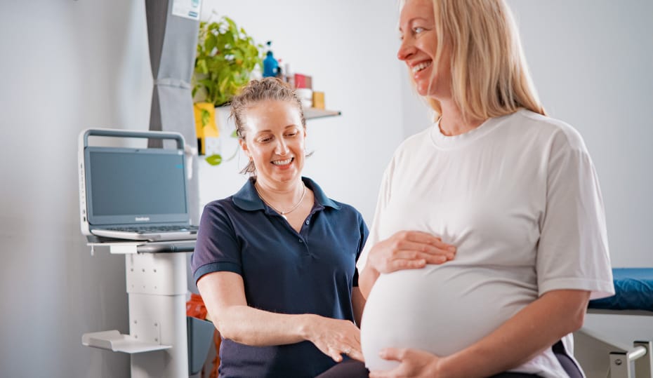 Pregnancy physio appointment